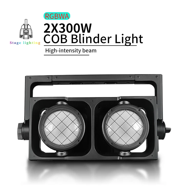 

DMX RGBWA Водонепроницаемый 2x300 Вт COB Сращиваемый светодиодный бар Танцевальный пол DJ Освещение Водонепроницаемый сценический свет для аудитории