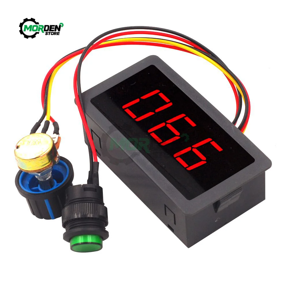 DC 6V 12V 24V 5A Adjustable PWM DC Motor Speed Controller CCM5D Digital Display Regulator LED Motor Controller Power Supply