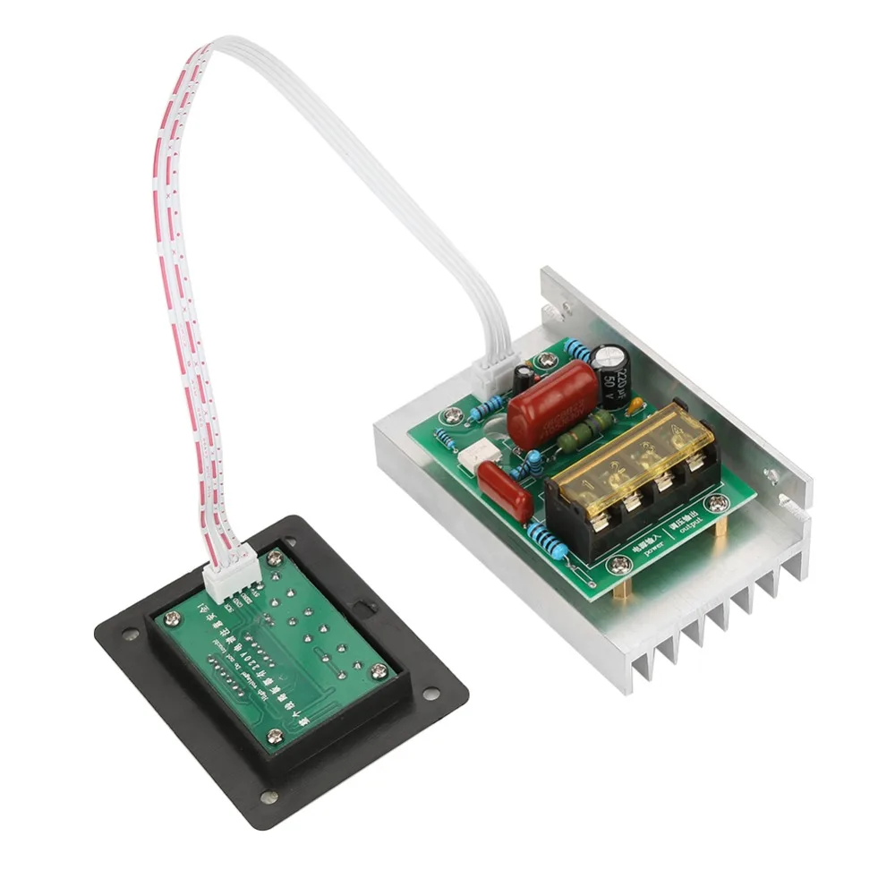 8000W AC220V Speed Controller Regulator High Power Easy Installation SCR Speed Controller Digital Temperature Regulation