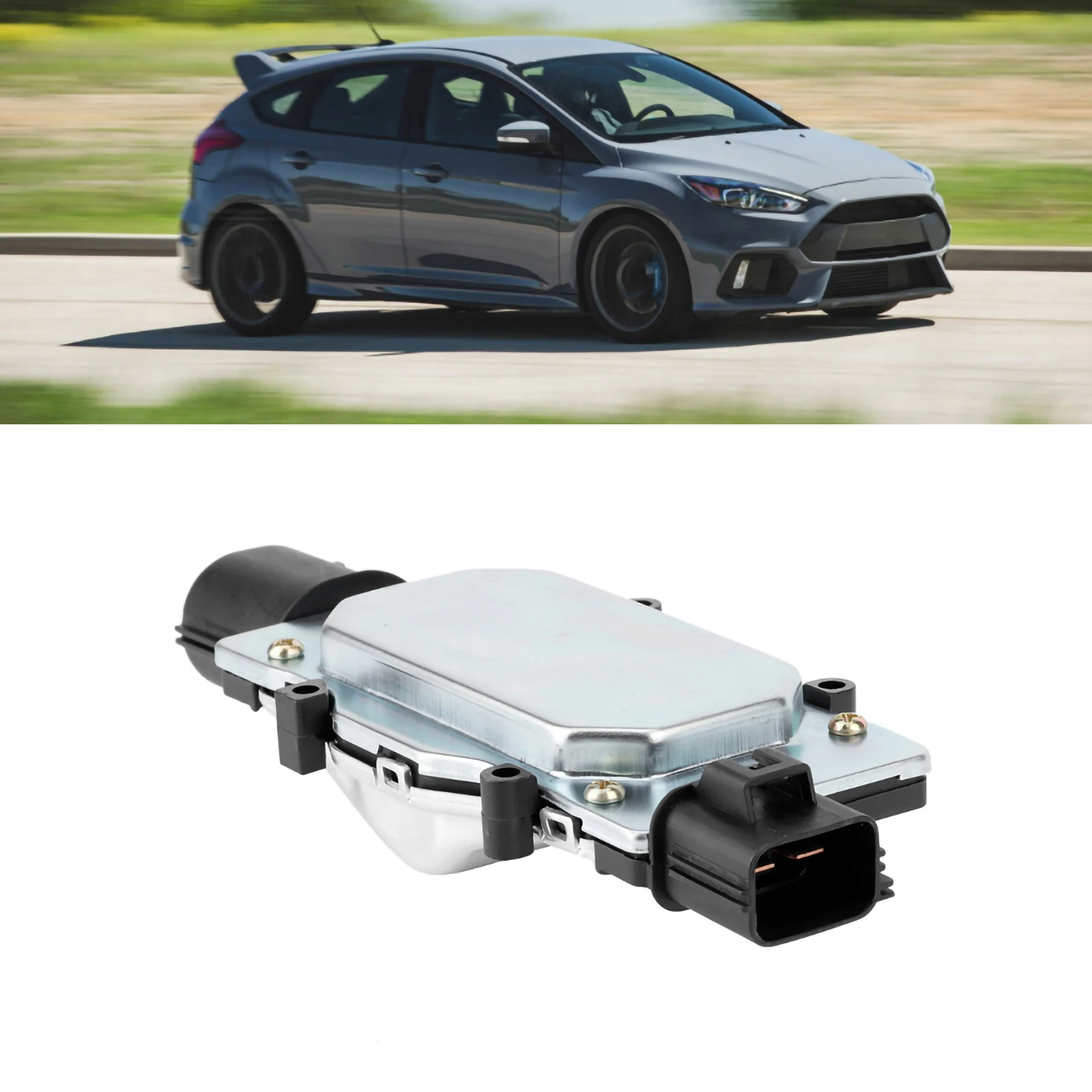 

1137328464 Engine Cooling Fan Control Module Unit Fit for For Ambiente Sedan 4‑Door 1137328567 Cooling Fan Module