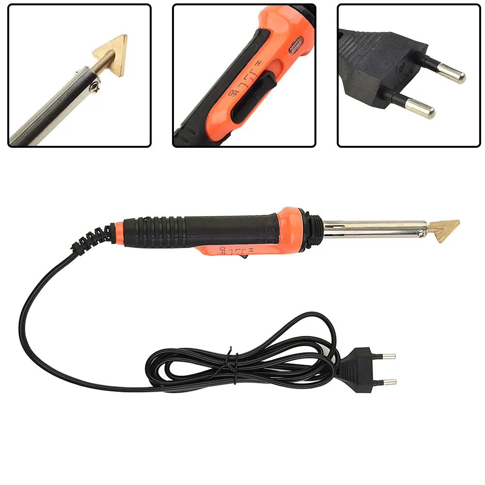 Electric Soldering Iron Kit 100w Plastic Welding Kit For Auto Car Boat Bumper Kayak Repair Electric Soldering Iron Iron Tip