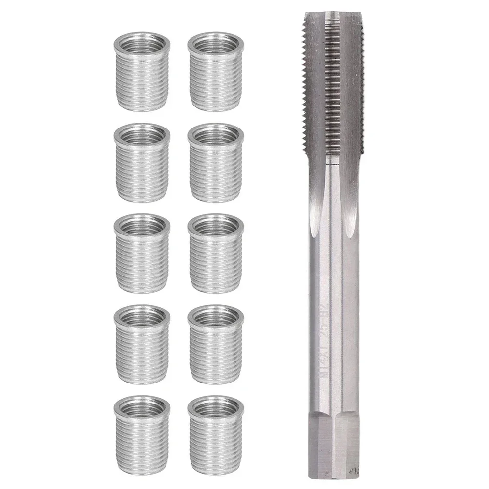 Tap Spark Plug Repair Thread Repair Kit Factory Workshop 10mm*10 Equipment Hand Tools Hole Industrial Parts Light