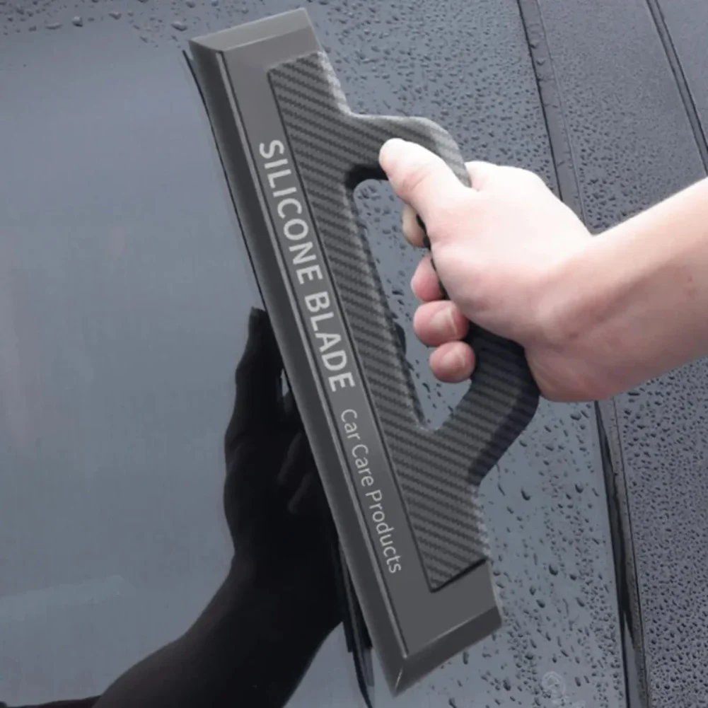 

1Pcs Non-Scratch Soft Silicone Handy Squeegee Car Wrap Tools Water Window Wiper Drying Blade Clean Scraping Cleaning Scraper