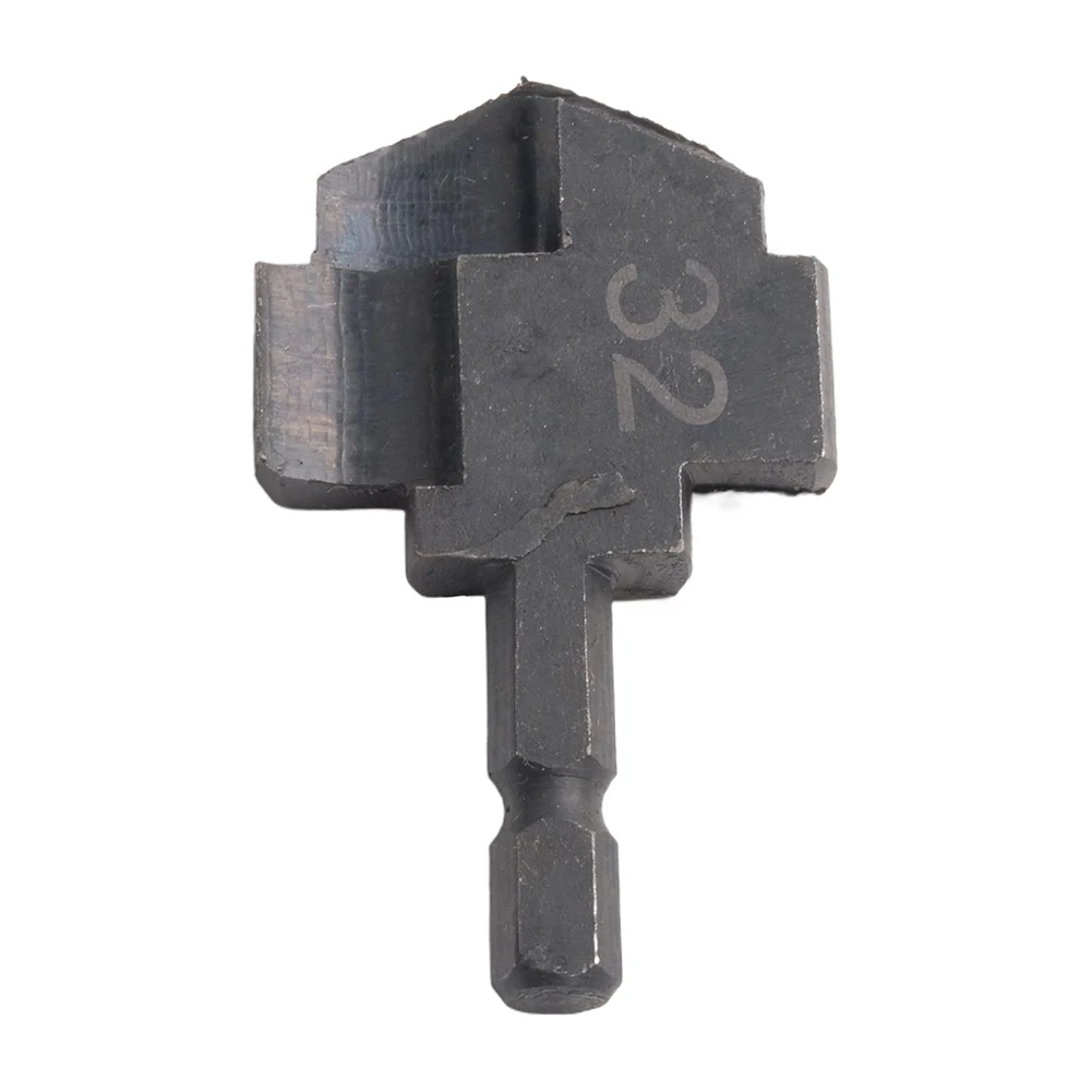 PPR Lifting Stepped Drill Bit Hexagon Shank Water Pipe Connection Tool 20/25/32mm Full Open Process Pipe Threading Tool Set