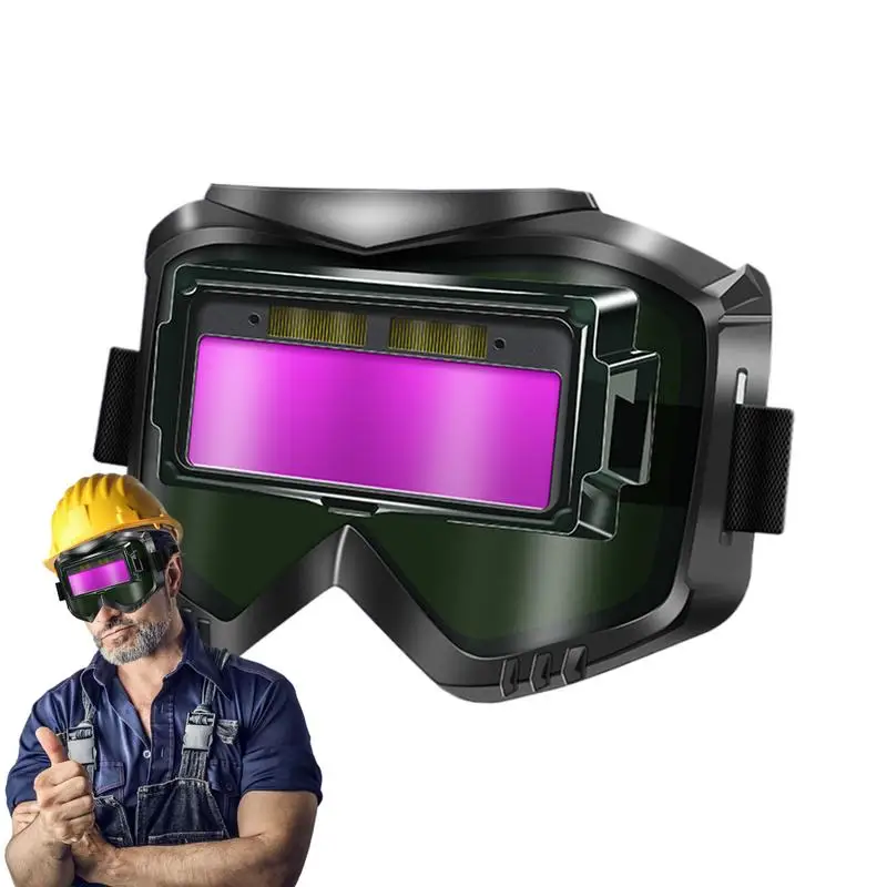 

Auto Darkening Welding Goggles Welding Glasses Anti-Scratch Protection Lens Comfortable Protective Lens Eyewear For Enthusiasts