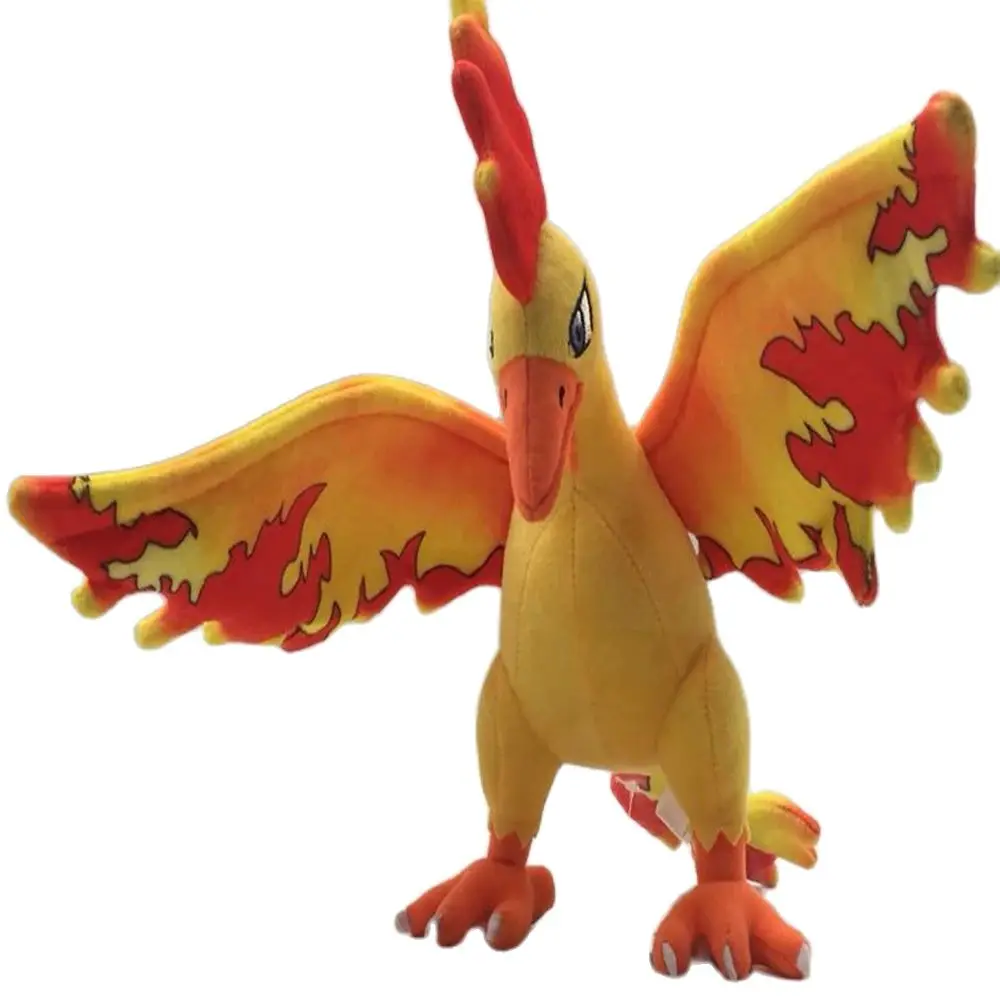 Pokemon LEGENDS Z-A Moltres 11 inches Plush Toy , Scarlet Violet Fire Bird Sword and Shield Stuffed Animal