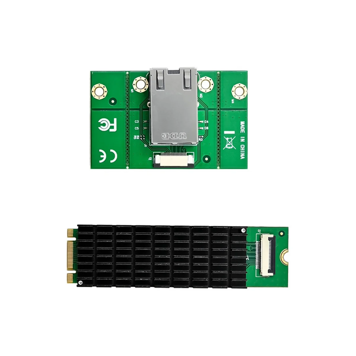 M.2 B+M Single-Port 10GbE Network Card RJ45 Ethernet Network Adapter AQC107 Industrial Control Grade Server Network Card