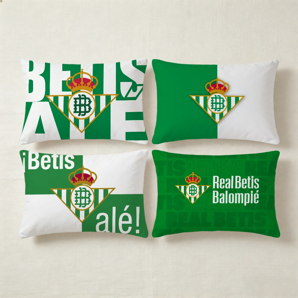 R-Real Football Club B-Betis cushion cover Hit Product Home Sofa living Room Double-sided Soft Decorative Pillow Cover