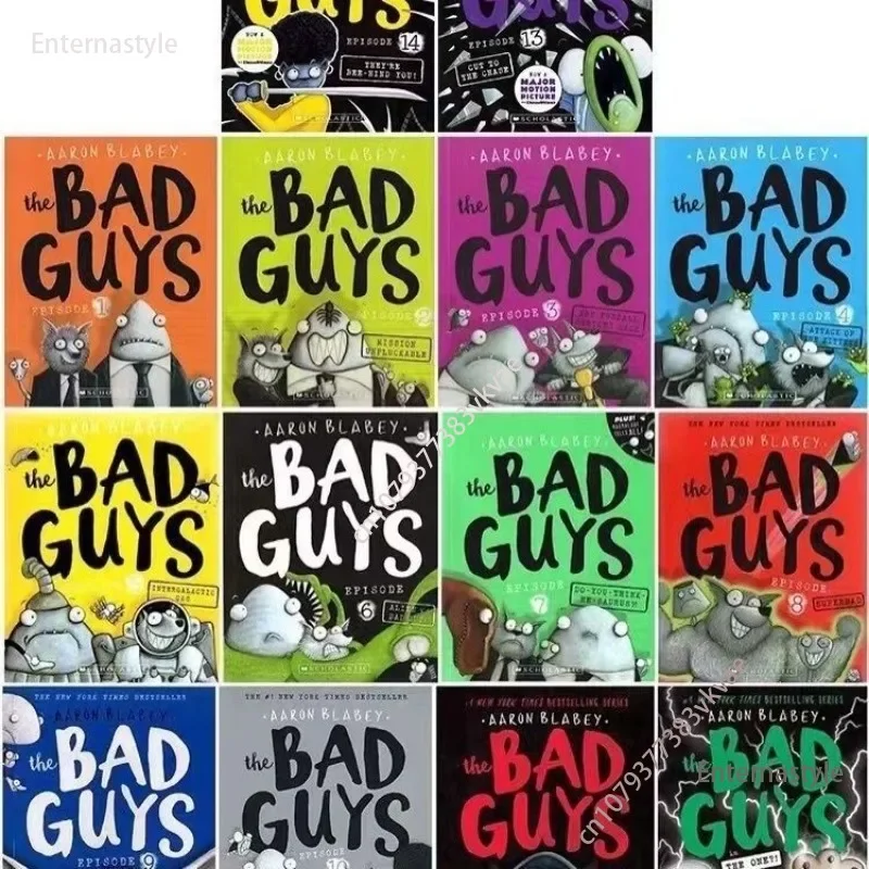 Eu sou o Bad Guys quadrinhos para crianças, versão original em inglês, The Dangdang Books