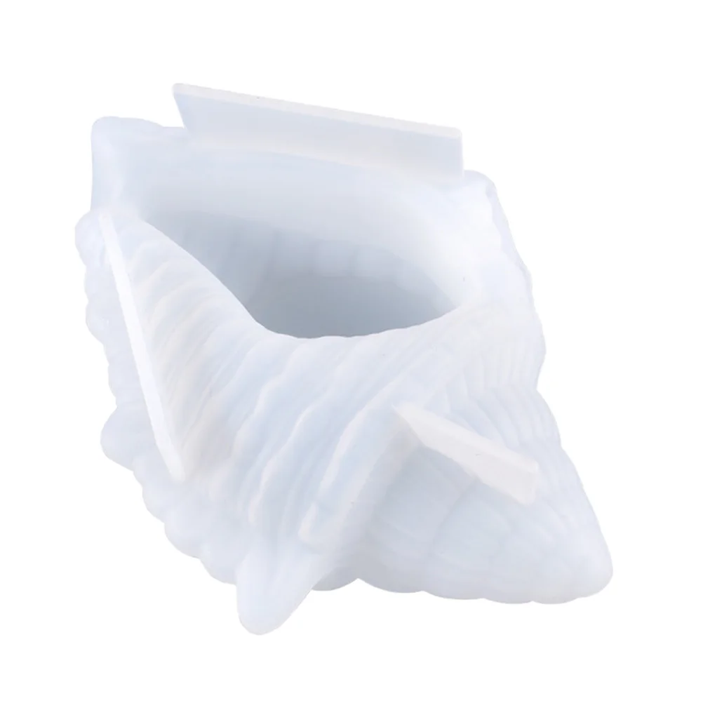 

Коробка для хранения раковины, силиконовая форма для рукоделия, эпоксидная смола, художественные принадлежности, прозрачная многоразовая прочная форма, блестящая поверхность, пигмент