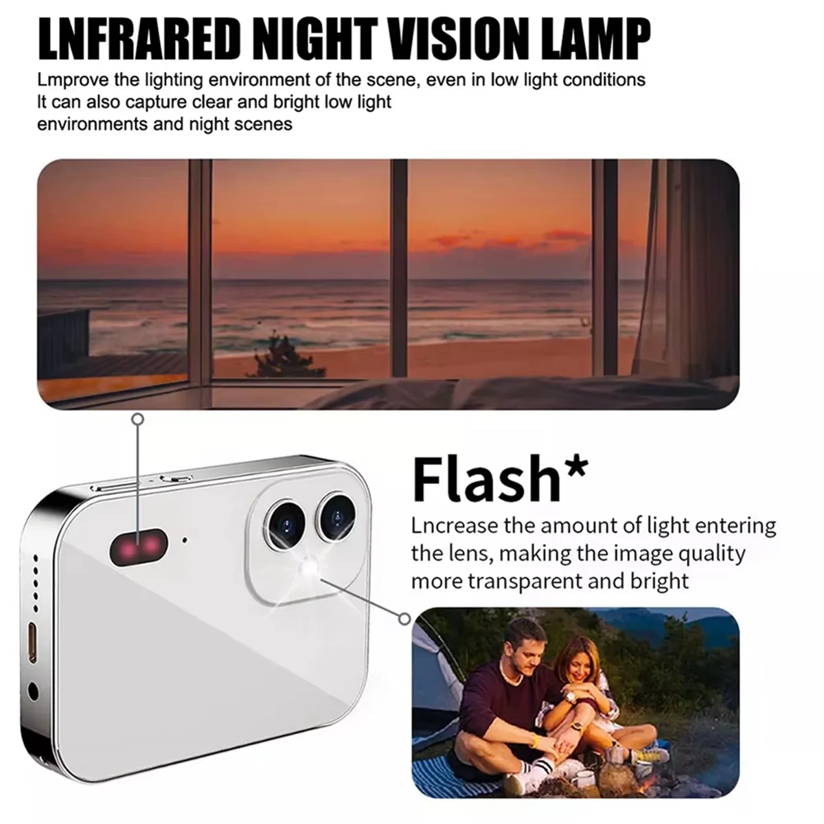 2025 새로운 새로운 D6 4K 디지털 카메라 나이트 비전 트리플 렌즈 3 인치 HD 64MP 터치 스크린 디지털 카메라 OTG 전송 3600mAh A