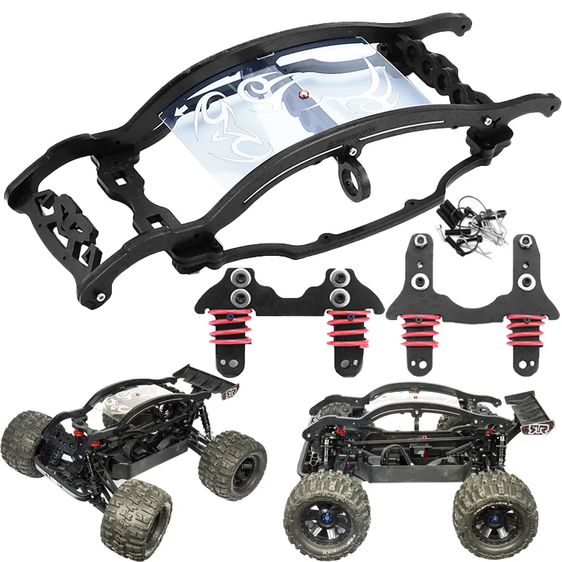 

Assembly Roll Frame Shell Based Roll Cage Anti-collision for 1/8 ARRMA RC OUTCAST NOTORIOUS 6S EXB V6 V5 V4 V3 Stunt Truck Car