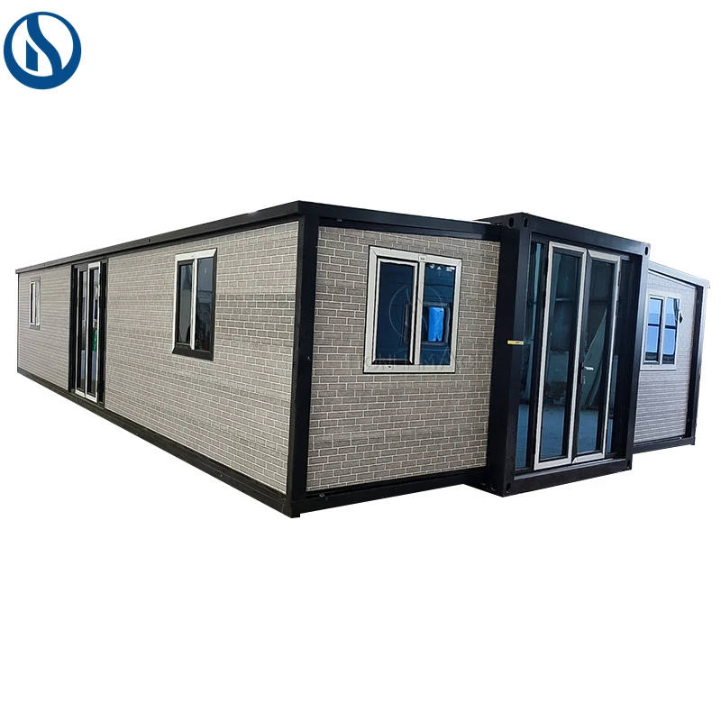 Maison conteneur modulaire préfabriquée extensible, mini-maison mobile pliable à bas prix, prête à être expédiée, Casa Prefabbricata