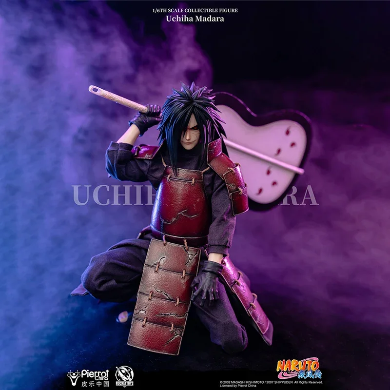 In Magazzino Naruto Originale Razzo Giocattoli ROC-005 Shippuden Uchiha Madara 1/6 Bilancia Action Figures Modello Bambole Giocattolo Per Il Regalo Ornamento