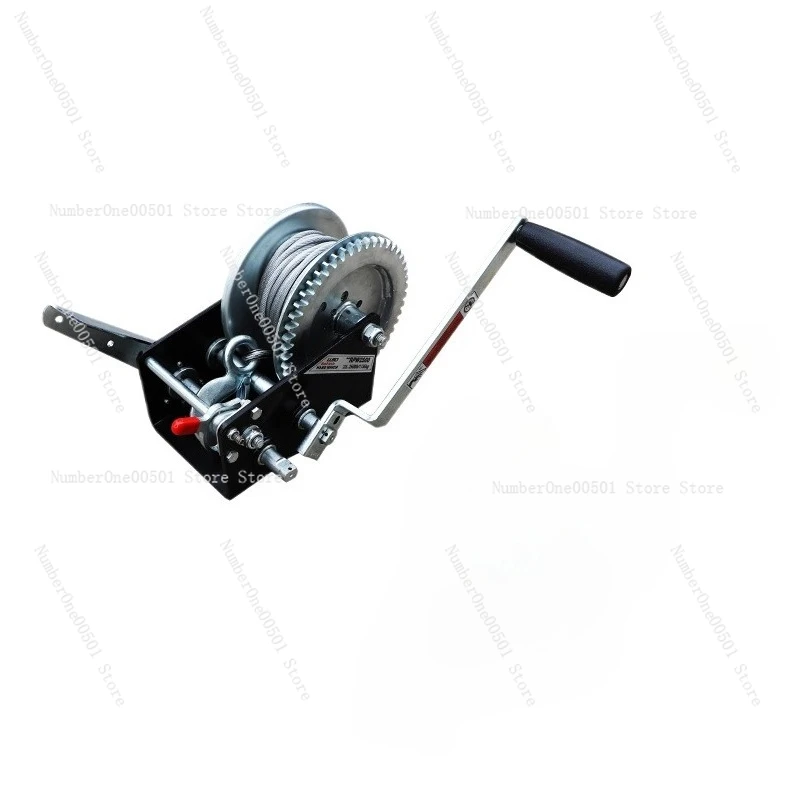 Safety Self Locking Hand Winch Heavy Duty Towing Winch for Vehicle Recovery Lifting Pulling Equipment
