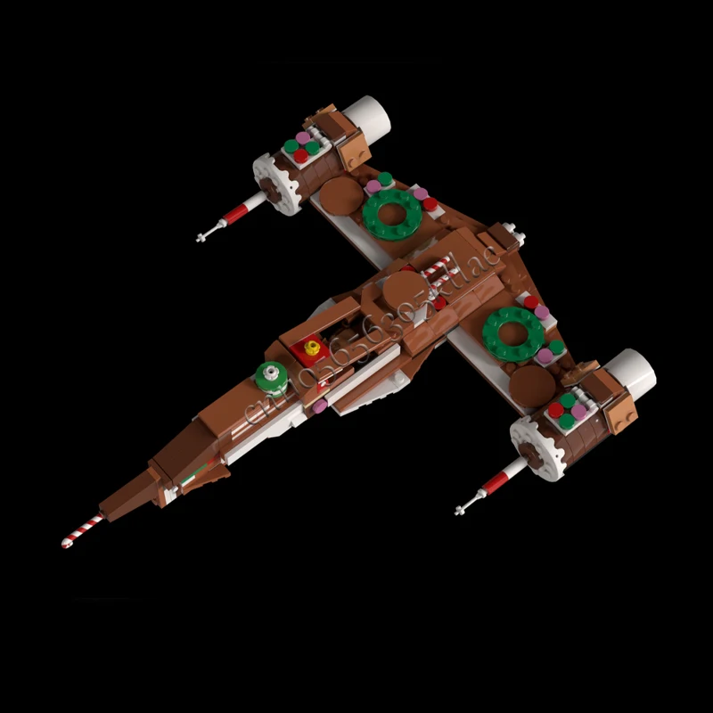 جديد 337 قطعة MOC الزنجبيل N-1 طائرة تحويل بنة نموذج الأطفال لتقوم بها بنفسك الجمعية ألعاب تعليمية هدايا عيد الميلاد #2