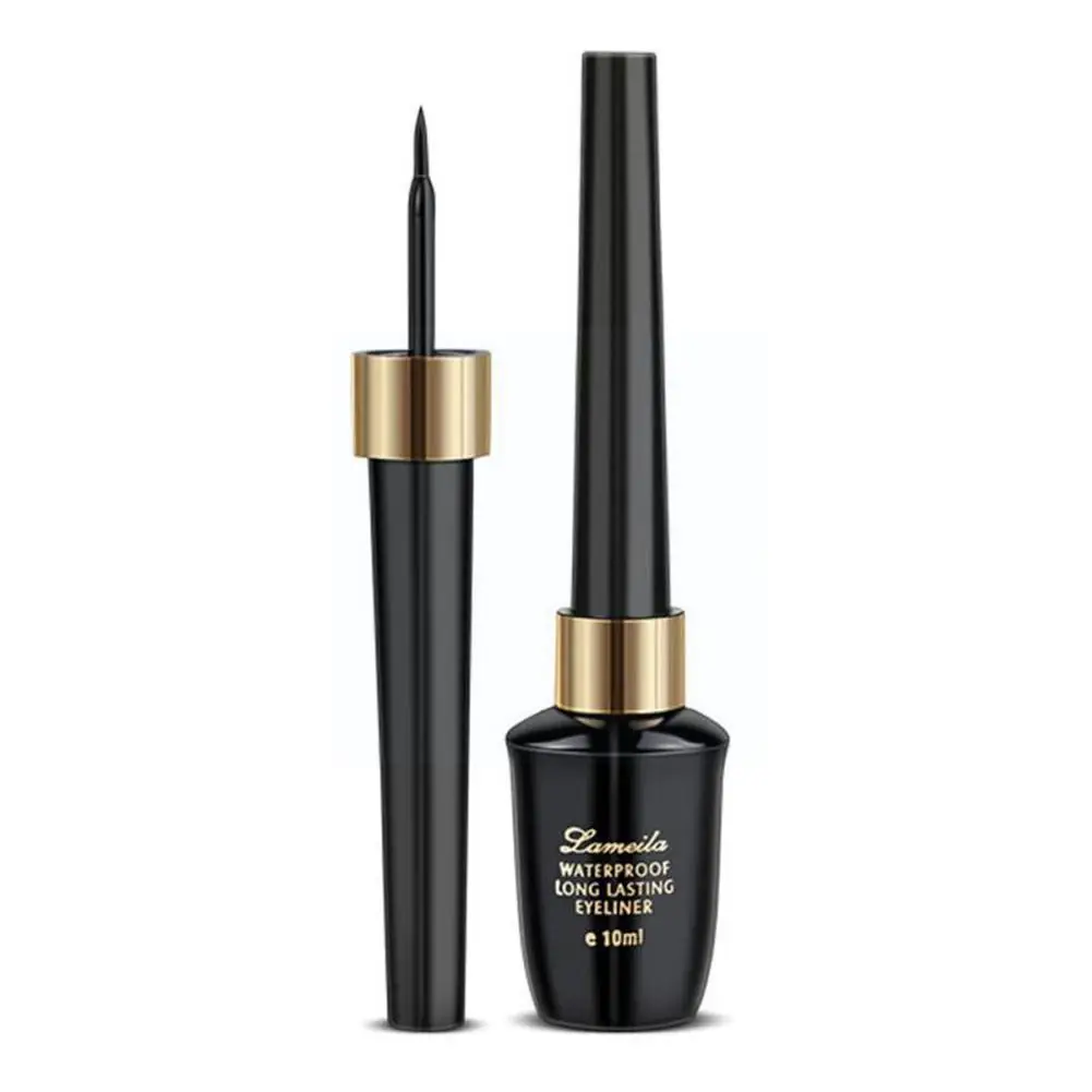 10Ml Waterdichte Vloeibare Eyeliner Lijm Pen Eyeliner Sneldrogend, Make-Up Niet-Smudge Zweetbestendig, Oog M2j4