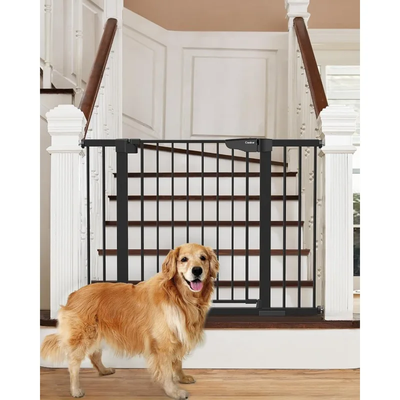 

Cumbor 29.7-46" Baby Gate for Stairs, Mom's Choice Awards Winner-Auto Close Dog Gate for the House, Easy Install