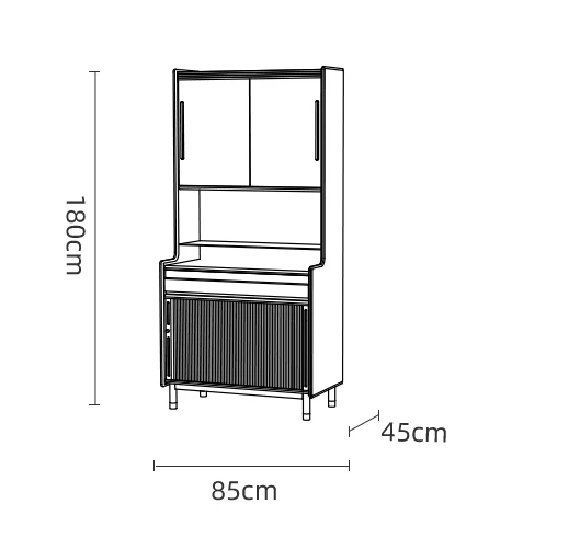 Solid Wood Bookcase Glass Door Dustproof Display Cabinet Black Walnut Wooden Storage Cabinet