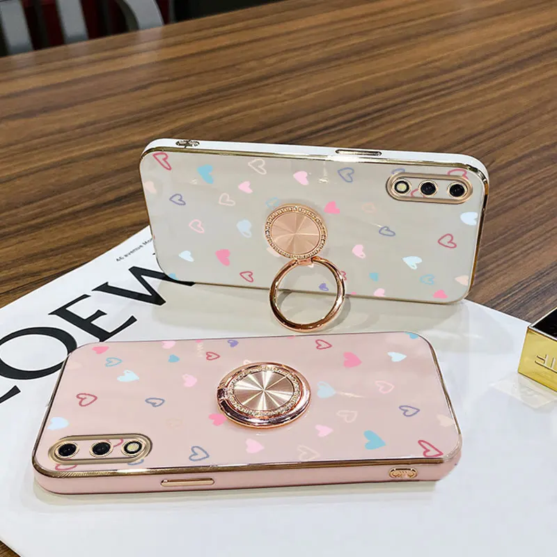 الماس حزام الحبل فريد الحب حامل هاتف الحال بالنسبة لهواوي الشرف 9X برو 60 70 80 90 100 200 300 برو الترا Y9s حامل غطاء