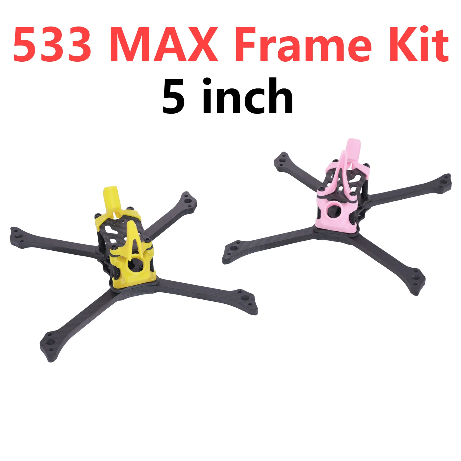 533 MAX 190mm 5inch Frame Kit X-type Split with 5mm Arms FPV RC Quadcopter Drone For CADDX vista polar nebula pro RunCam Link