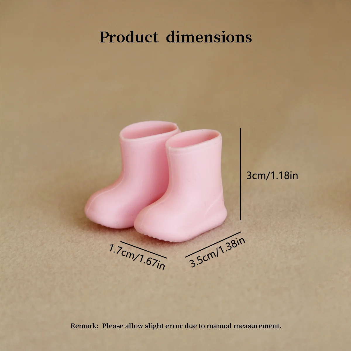 1:12 Miniatur-realistische Silikon-Regenstiefel, geeignet für die Dekoration von Minihäusern – Detail 5