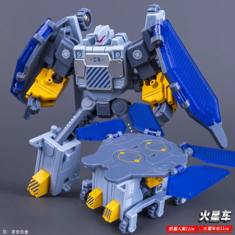 WESIPI Aerospace 6 IN ONE Metallmaterialfertigung 27 cm Transformation Actionfigur Spielzeug