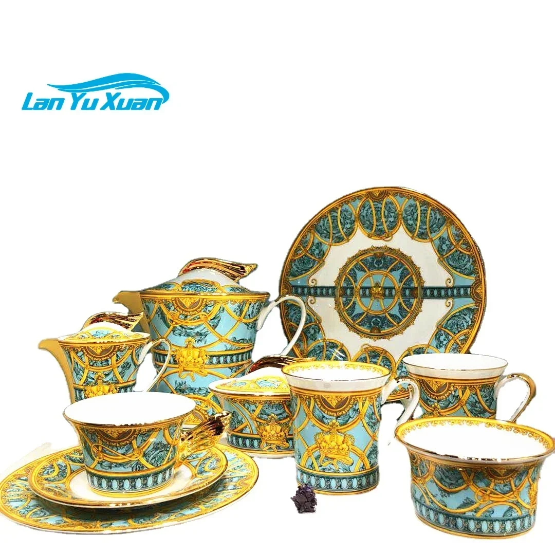 New Design Fine Bone China Dinnerware Sets Hand Painting Dinner Sets