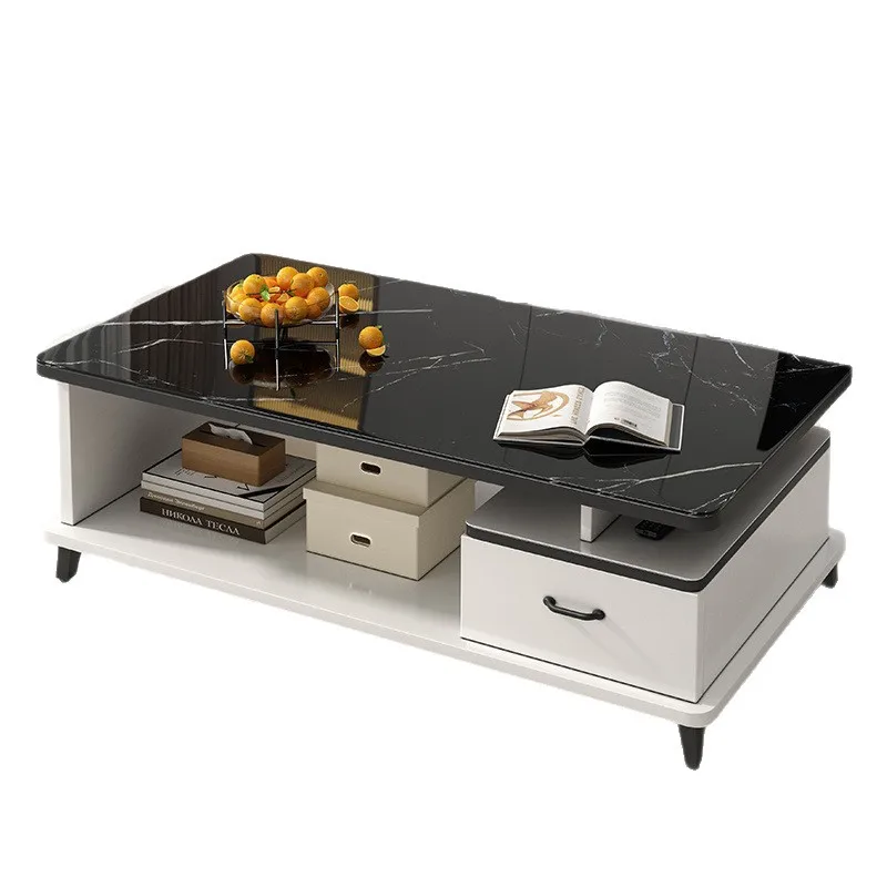 

Light luxury simple modern small apartment office tea table European tempered