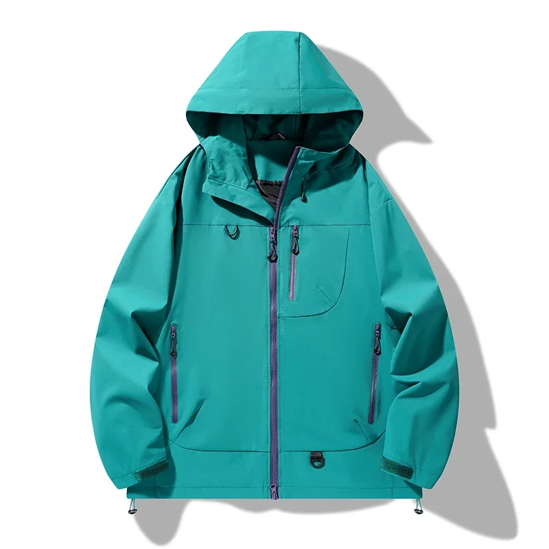 Gorasio Men Jackets Men's Work Clothes Spring Autumn Windproof Waterproof Jackets Men's Mountaineering Suit Trendy Couple Jacket