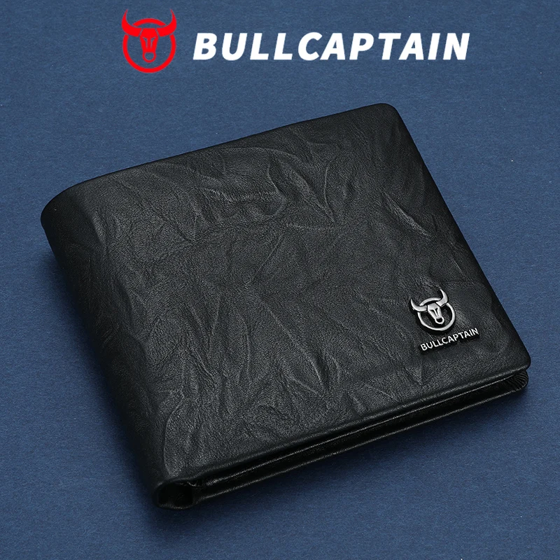 

Кошельки BULLCAPTAIN для мужчин: тонкие, стильные, из натуральной кожи, с зажимом для денег, в подарочной коробке.