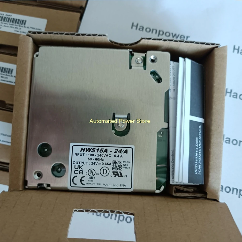 

15W AC/DC Switching Power Supply HWS15A-24/A Output 24V 0.65A