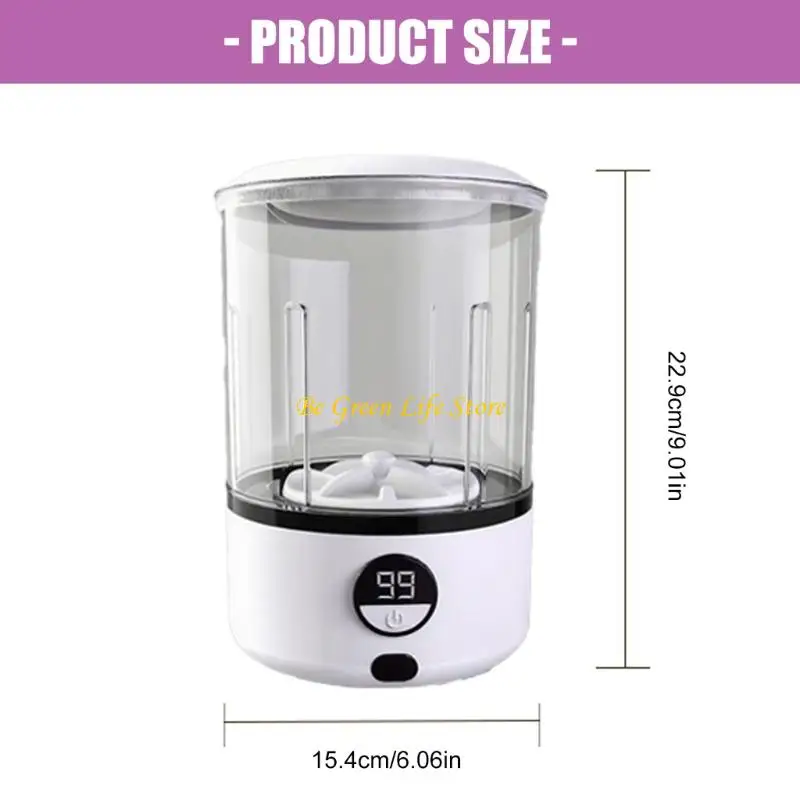 M7DF Washing Machine ricaricabile da roadlice per il dormitorio viaggio Usa il design del corpo apparente Funzione delle