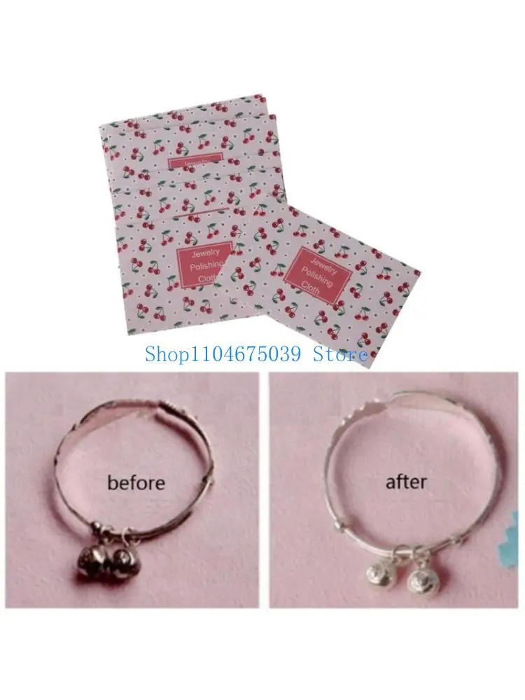 

5asd 10x Polishing Cleaning Cloth Cotton Non Toxic Tarnish Remover Cleaner Cloth