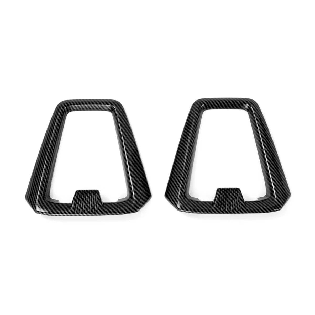 Car Seat Headrest Frame Cover Trim for Changan UNIV UNI-V 2023 2024 Accessories - ABS Carbon Fiber