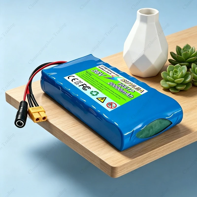 36V 20000mAh 21700 lithium-ion battery pack with BMS protection, suitable for scooter spare battery delivery special charger