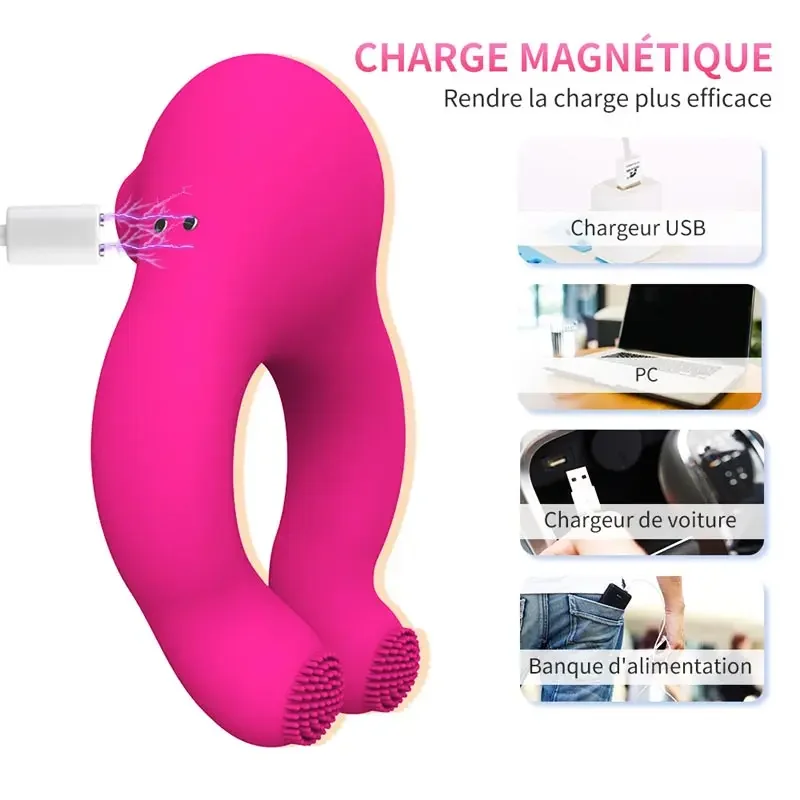 Vibrador de boca para masturbación femenina, boquillas para retrasar la eyaculación para hombres, succionador de clítoris y pene, lencería Sexy para mujer, copia de leche y esposa