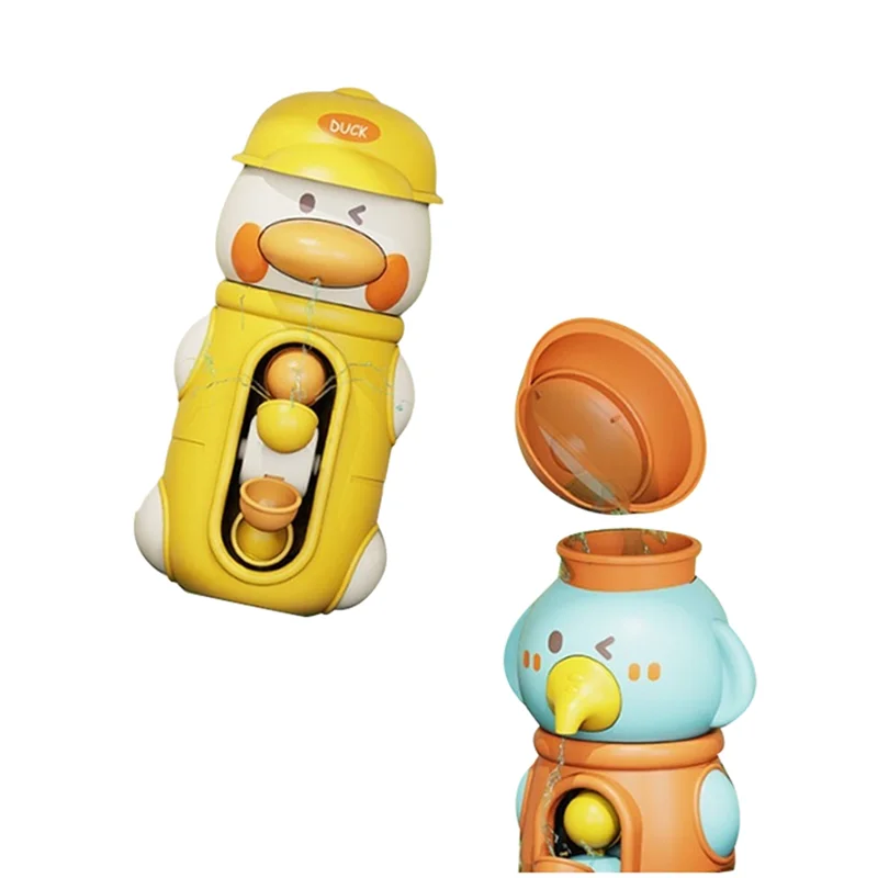 ABUM-New Cute Duck & Elephant Bath Set Sprinkler For Baby Bathtime Educational Animal Shower