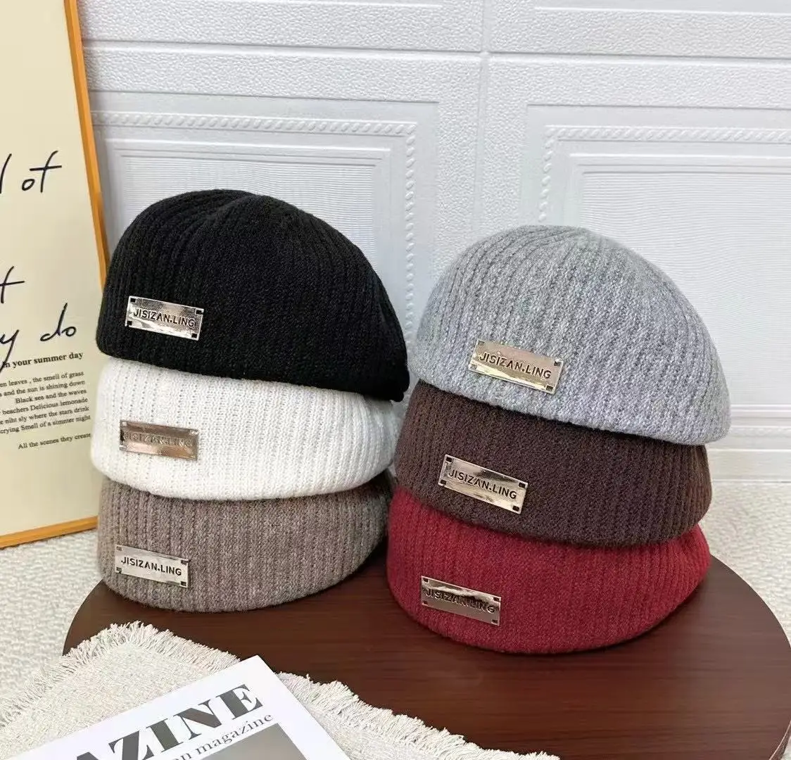 Baskenmütze mit Schriftzug gegen Abnutzung für Damen, Herbst und Winter, Outdoor, modisch, retro, vielseitig, trendige Malermütze