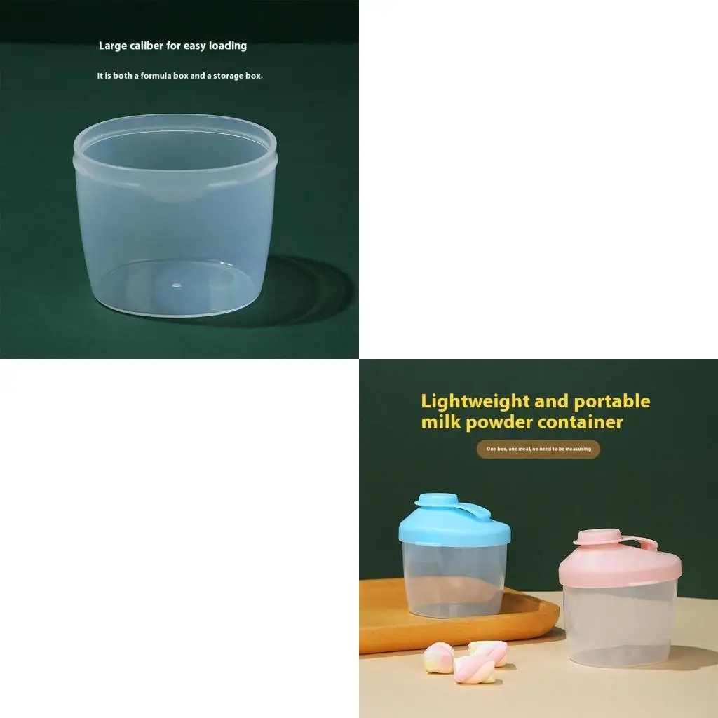 

Secure Lid Sealing Baby Formula Container Box Multifunctional Design Milk Powder Storage Organiser for Infants