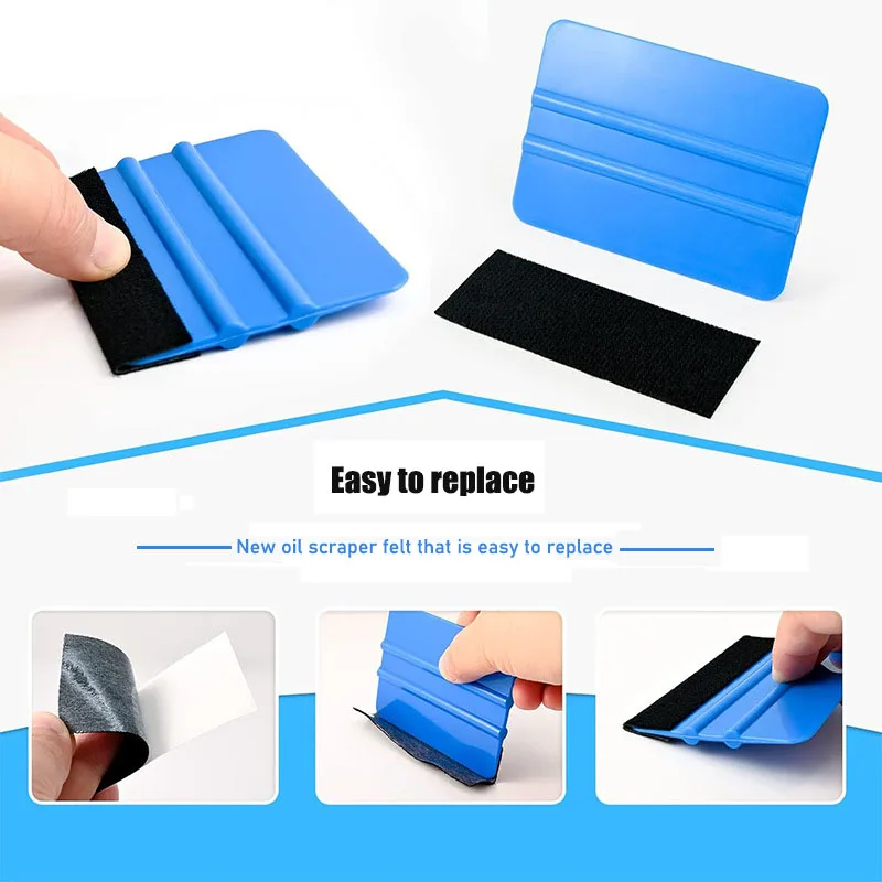 Car film scraper, film sticking tool, invisible car cover scraper, transparent film, color changing film scraper, water scraper