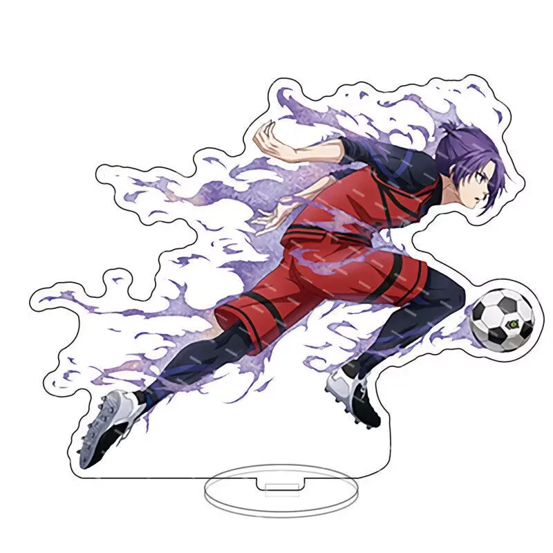 علامة "القفل الأزرق للسجن"، Seishiro، Reiyo Gokage، Kiyoshi، Rinko Itoshi 'حلي أكريليك علامة واقفة