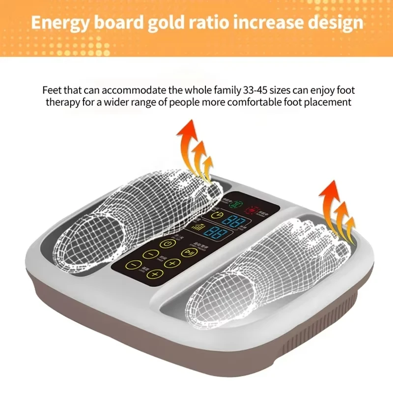 Home Health Care Terahertz Biological Resonance Wave Energy Foot Heating Massage Physical Acupuncture Feet Massager