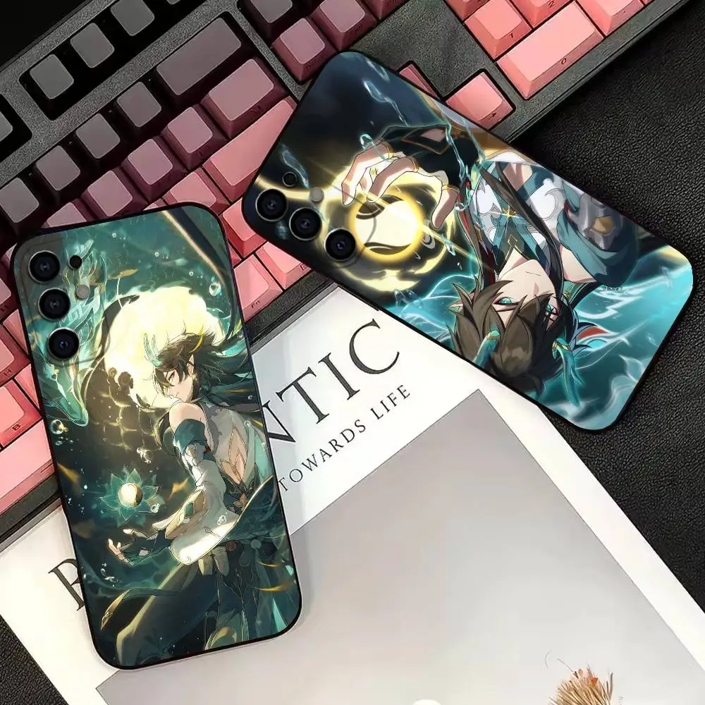 Dan Heng Imbibitor Lunae Phone Case Transparent Silicone Soft For Samsung S25,S24,S21,S22,S23,S30,Ultra,S20,Plus Trending Games