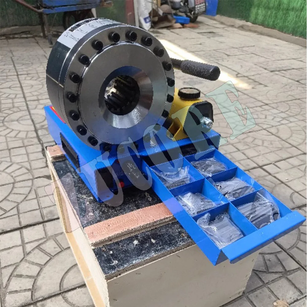 دليل محمول 1/4-1 "أداة تجعيد الخراطيم الهيدروليكية تركيبات الخراطيم الهيدروليكية آلة الضغط آلة تشكيل نهاية الأنابيب