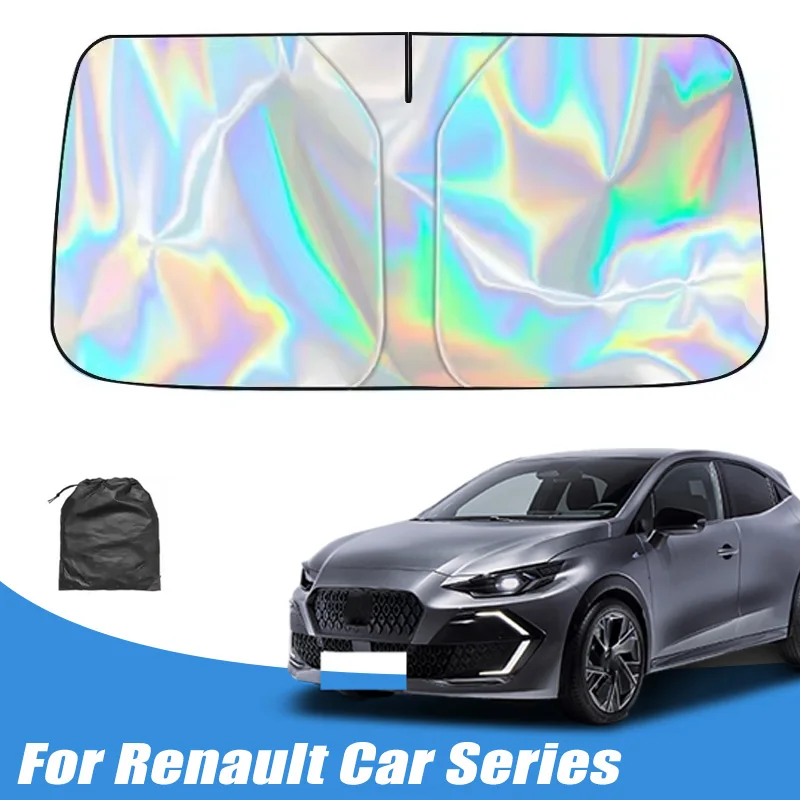 Car Windshield Sunshades Cover for Renault Clio Megane Koleos Kadjar Captur Scenic Fluence Duster Sun Protection Accessories