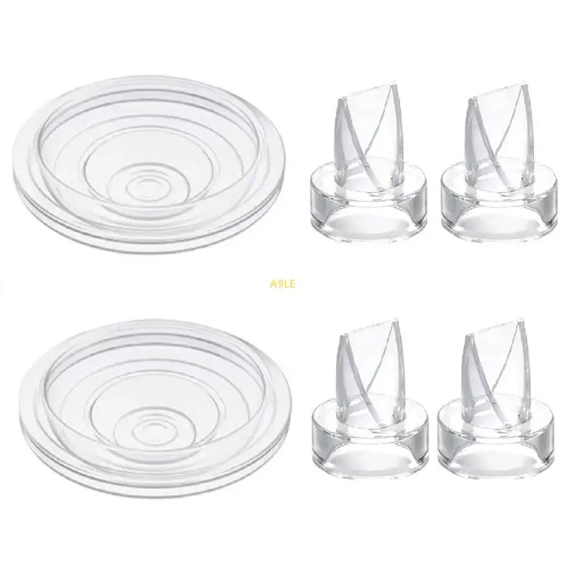 6pcs/set Replacement Silicone Duck Mouths & Diaphragms Rubber Duckbill Valves & Silicone Diaphragm set for Breast