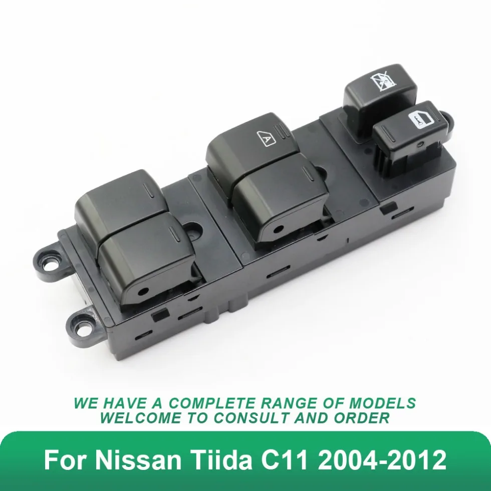 For Nissan Tiida C11 2004-2012 Teana 2004-2007 Auto Electric Power Window Glass Switch Button Left Hand Drive Car