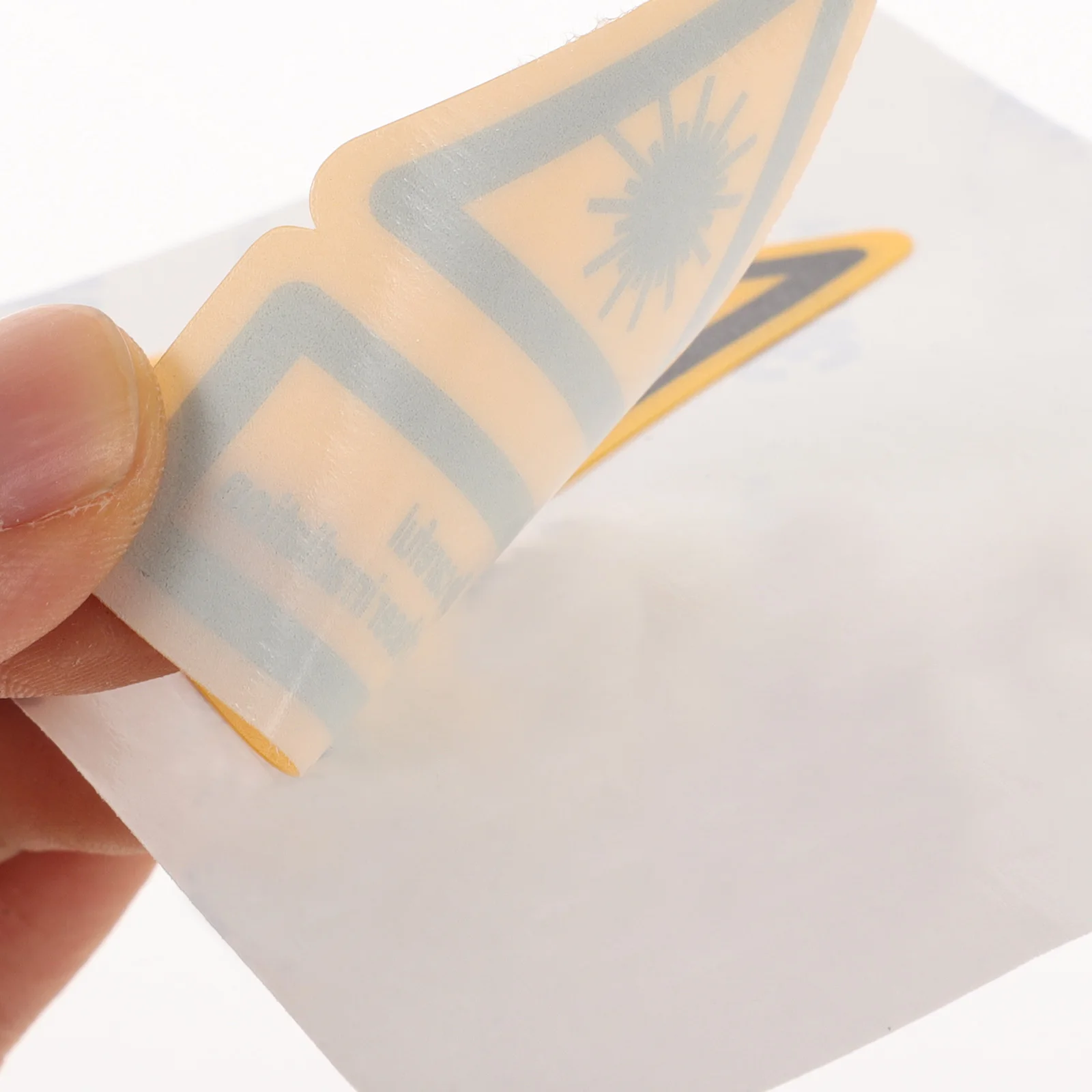 

2pcs Laser Warning 10X15Cm Reflective Safety Sticker Caution Label Security Sign For Industrial Lab Hospital Use