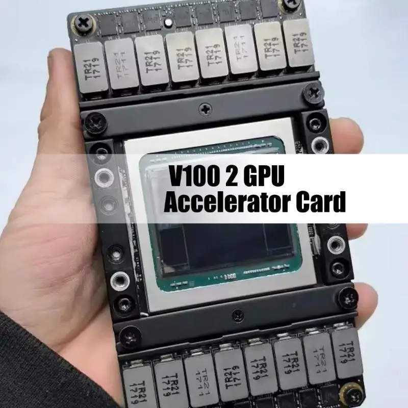 

652F SXM2 V100 16GB VRAM Acceleration Card Featuring Tensor Cores and HBM2 Technology Unlocking Massive Data Processing